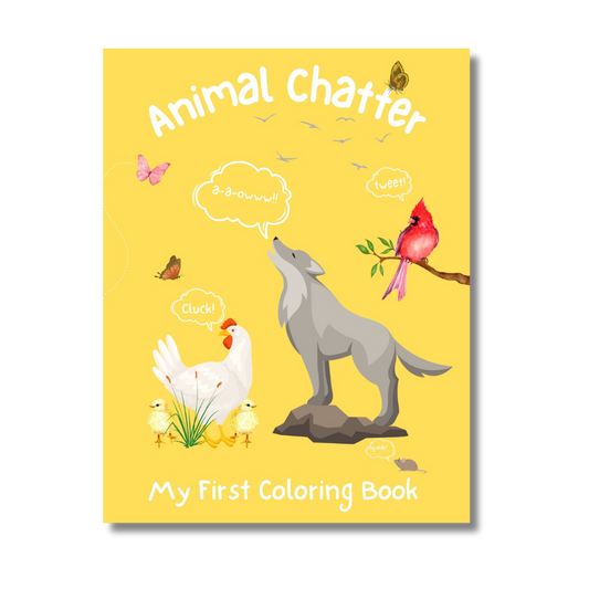 Children's Coloring Book - Animal Chatter
