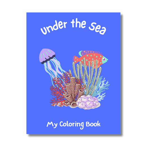 Children's Coloring Book - Under the Sea